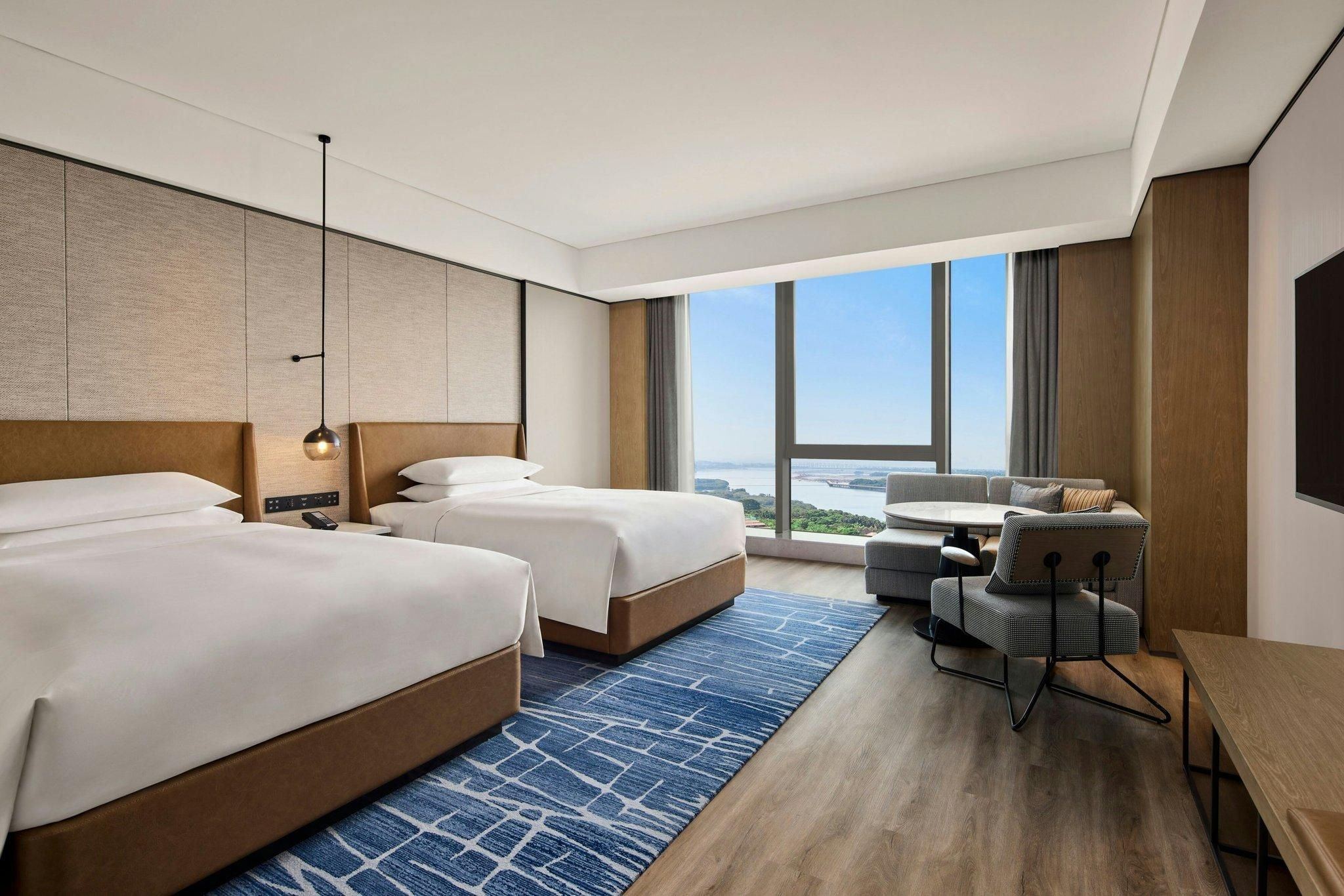 Club Bay View Double, Club lounge access, Guest room, 2 Double, Bay view