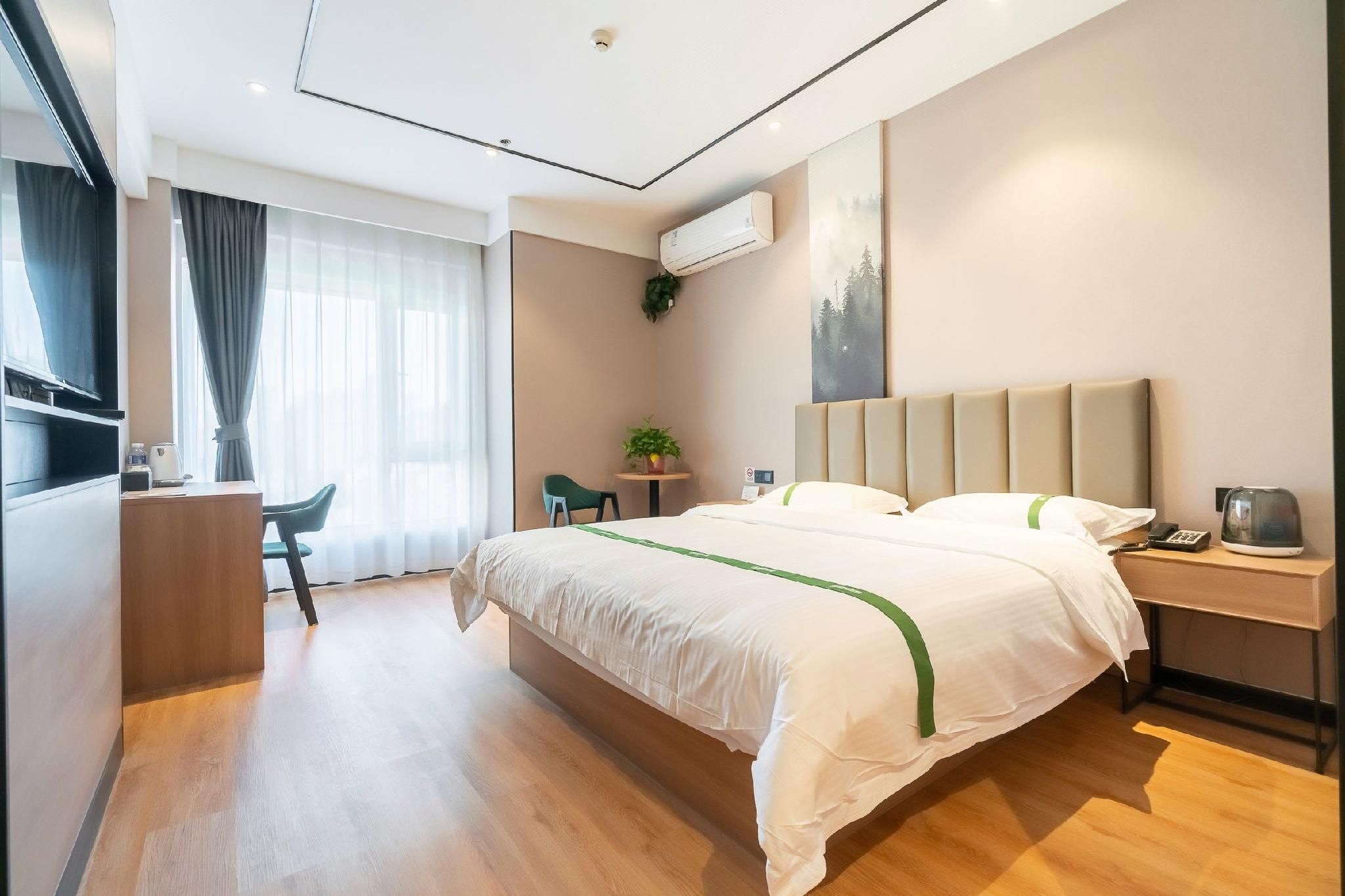 Green Tree Inn Jiangsu Wuxi Huishan District Sunshine 100 Business Queen Room
