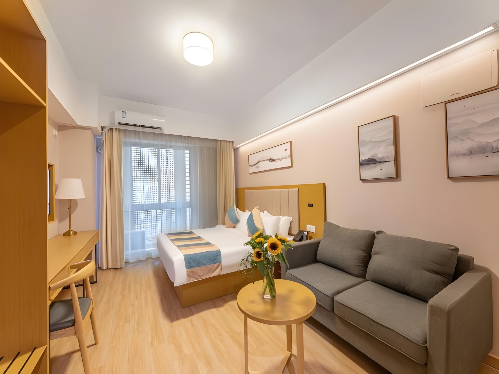 VX Hotel Wuxi Xinwu District Executive Center Wanda Plaza Queen Deluxe Room