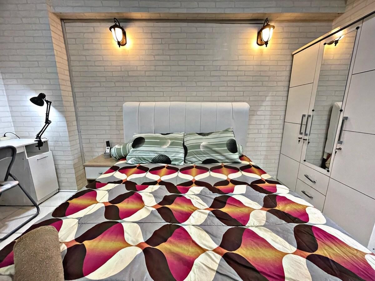 Bright Cozy Studio CityView @Apt Greenbay Tower A Apartment