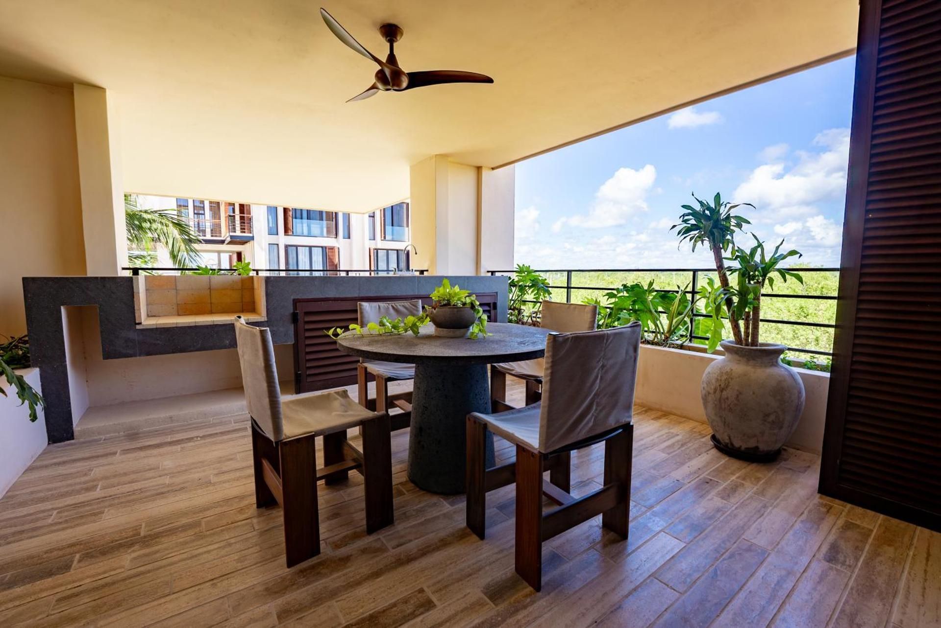 Two-Bedroom Apartment with Partial Ocean View