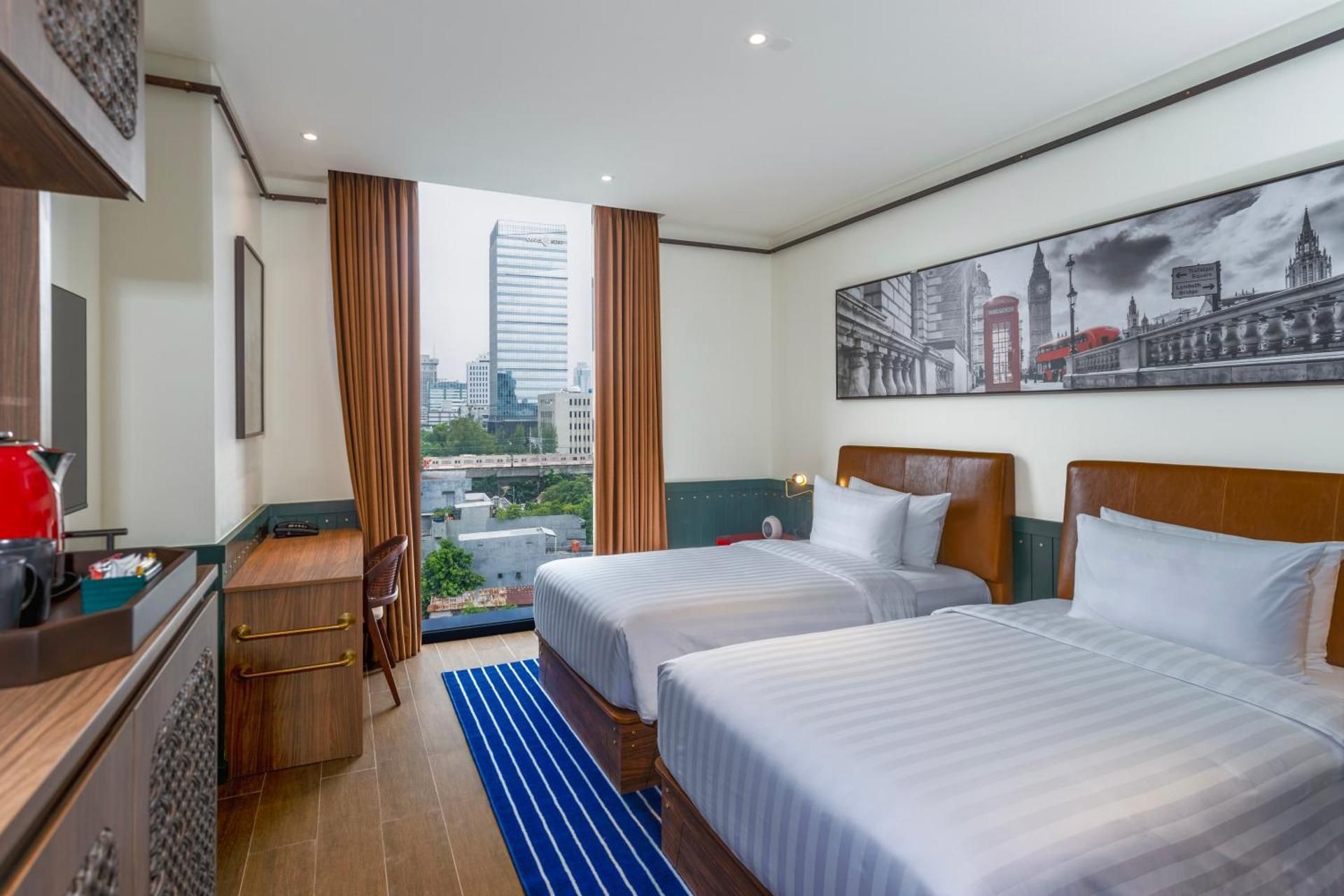 Skyline View Twin Room