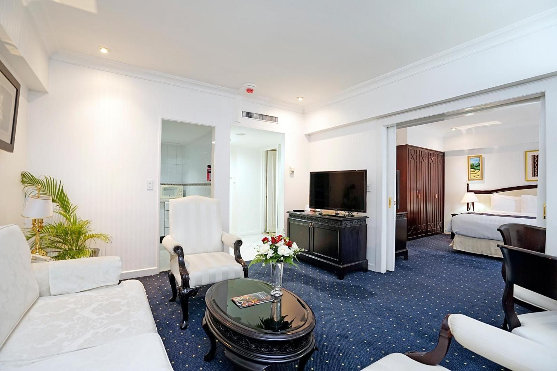 Pacific Suite, Executive Lounge Access, 1 Bedroom Suite, 2 Twin, City View