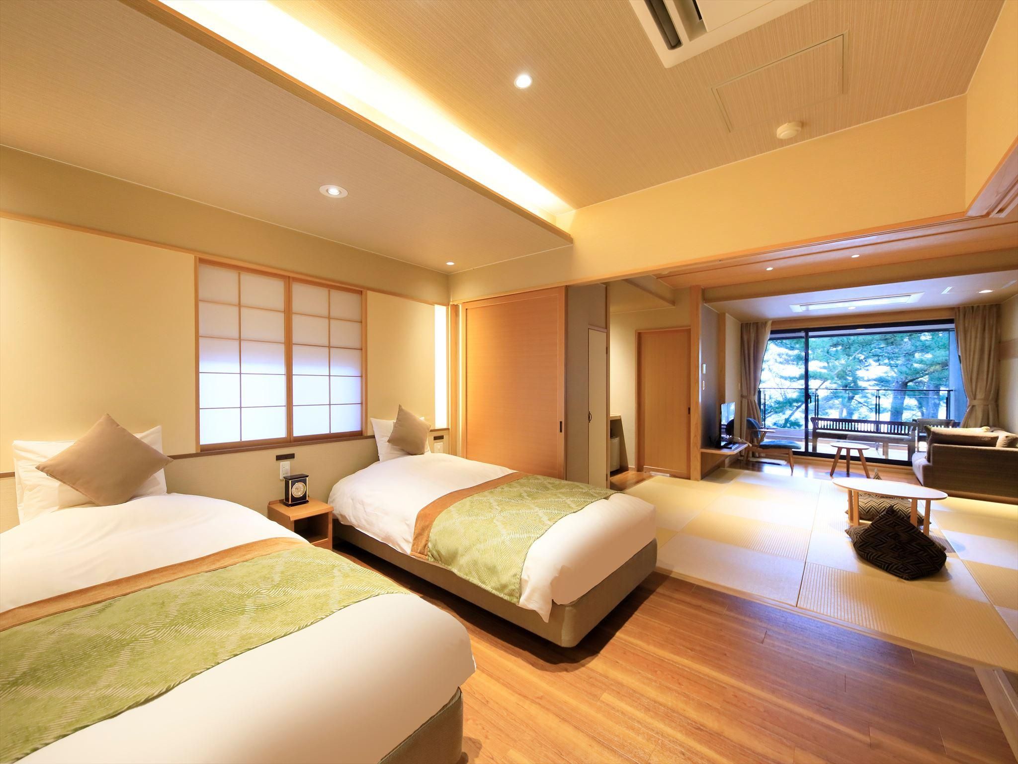 Room with Tatami Area and Open-Air Bath - Ocean View