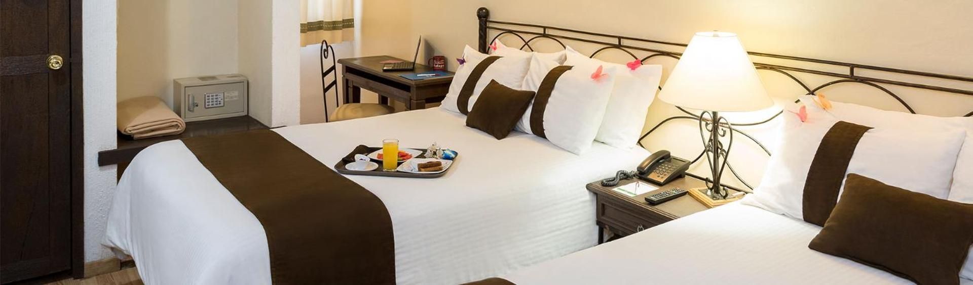 Master Suite with Two Double Beds