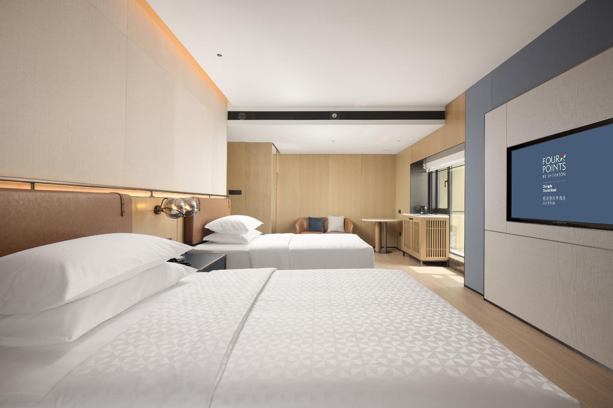Superior Double, Guest room, 2 Double, City view