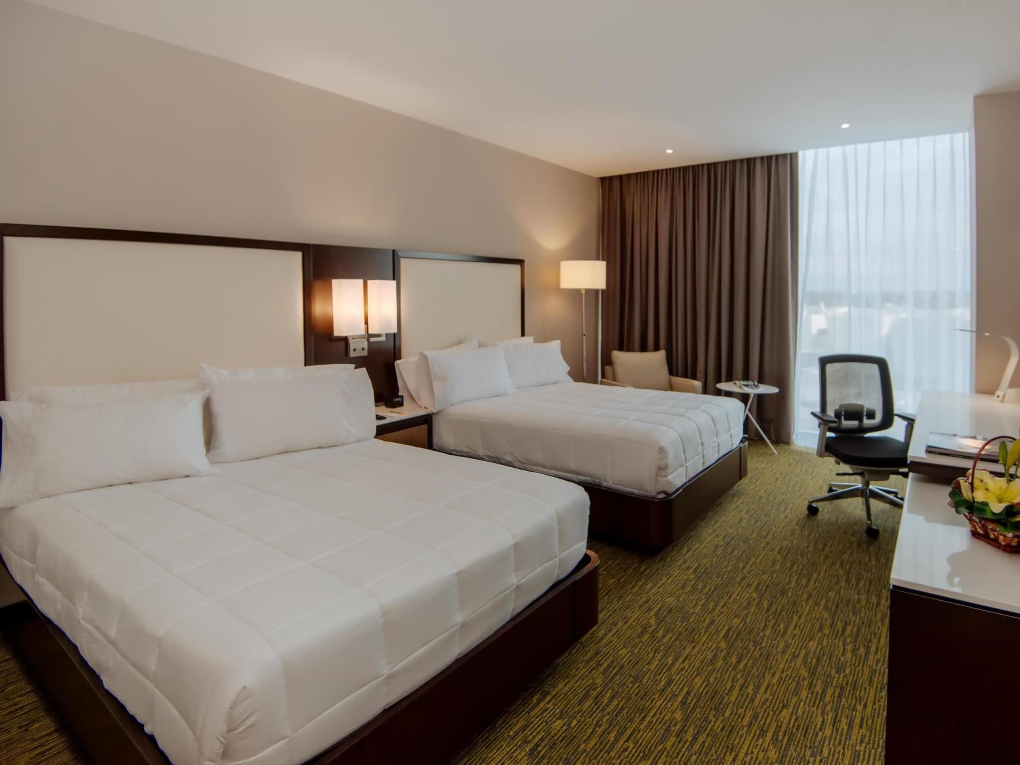 Hilton Garden Inn Puebla Angelópolis 2 Double Bed Mobility Accessible W/bathtub