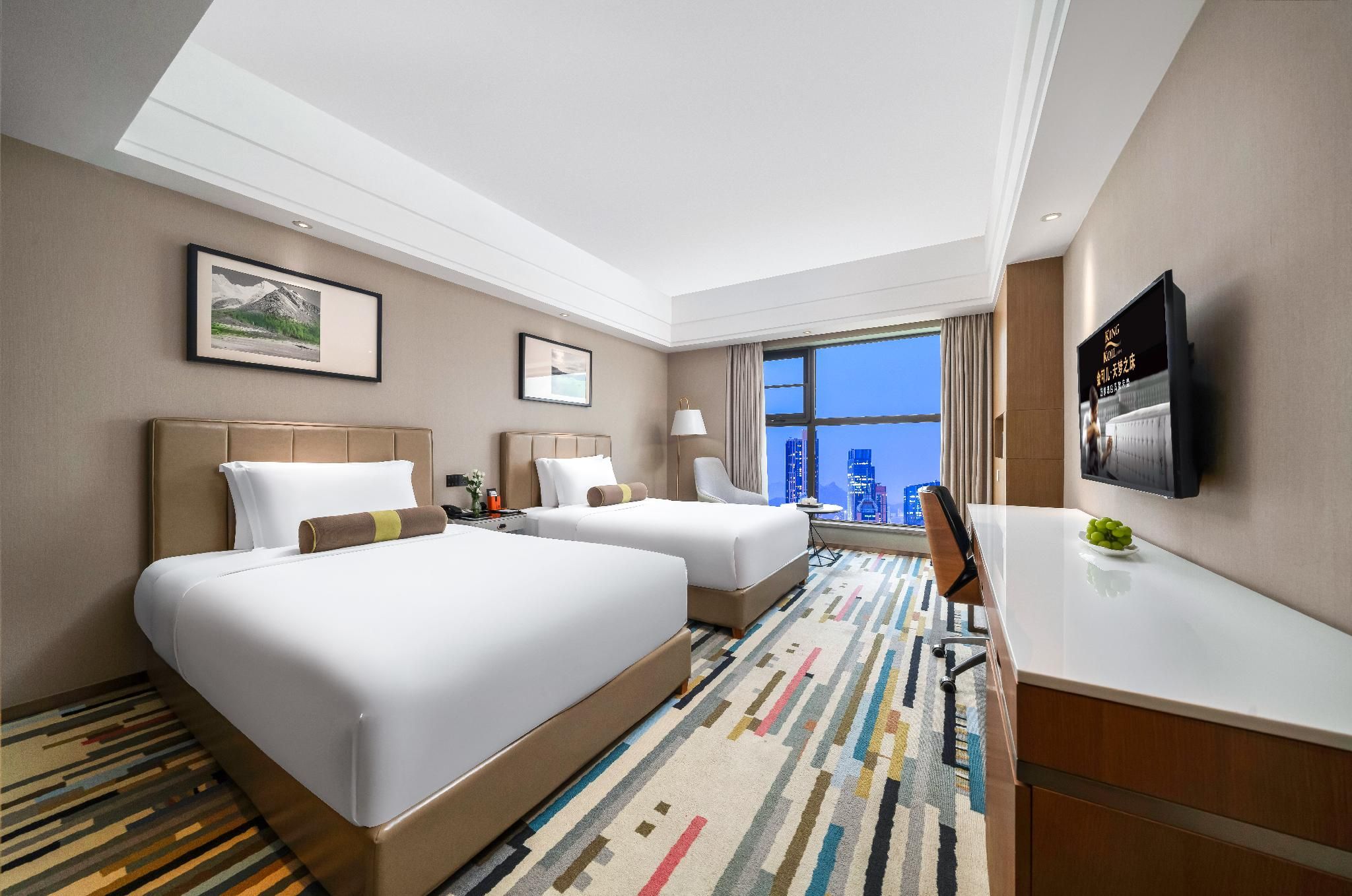 Chengdu Yueming Hotel 2 Bed Twin Superior Room