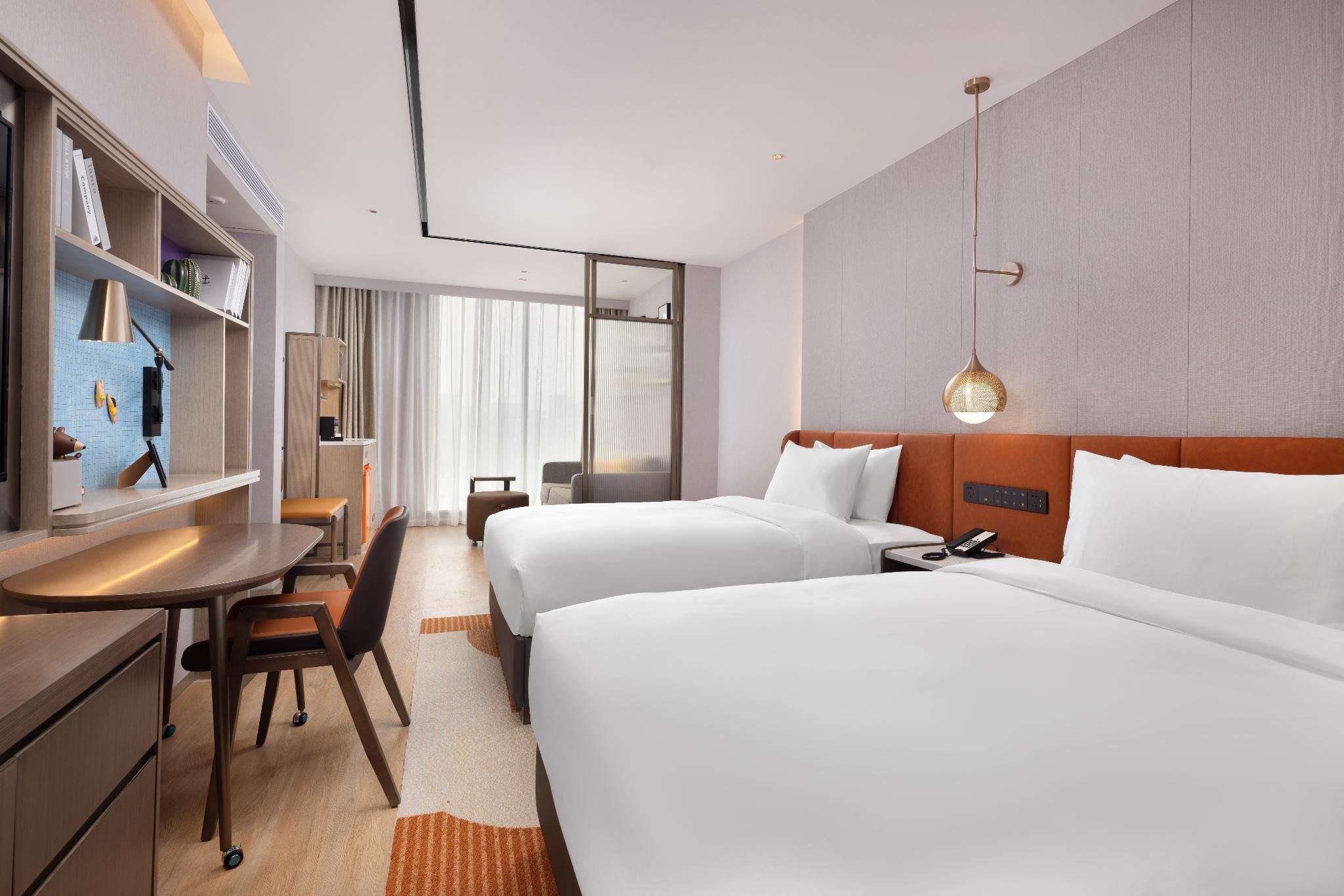 FY- Lingdong Twin Room with River View
