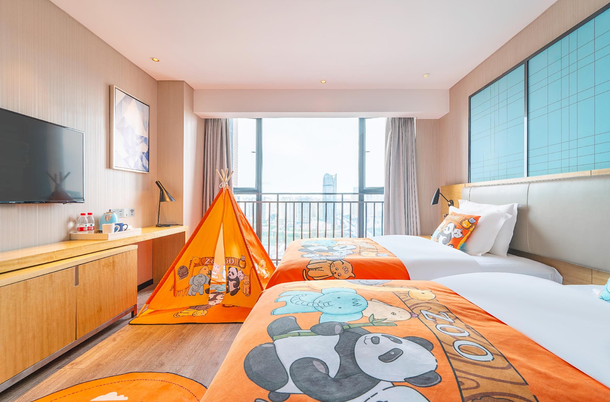 Starway Hotel Chengdou Jianshe Road SM Plaza Xingcheng Parent-child Twin Room