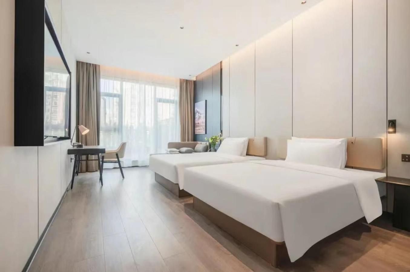 Jimu Twin Room with Courtyard 
