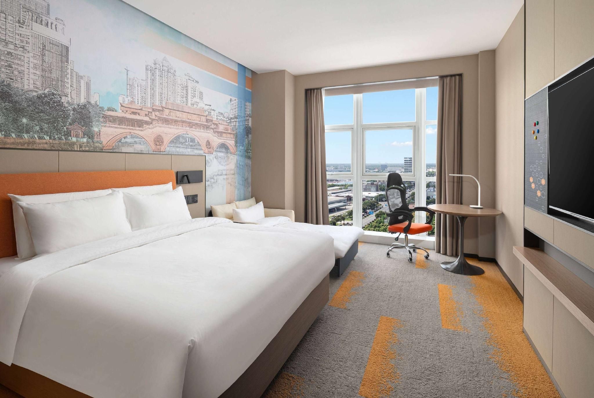 1 King Bed and 1 Queen Bed, Family room, Non-smoking