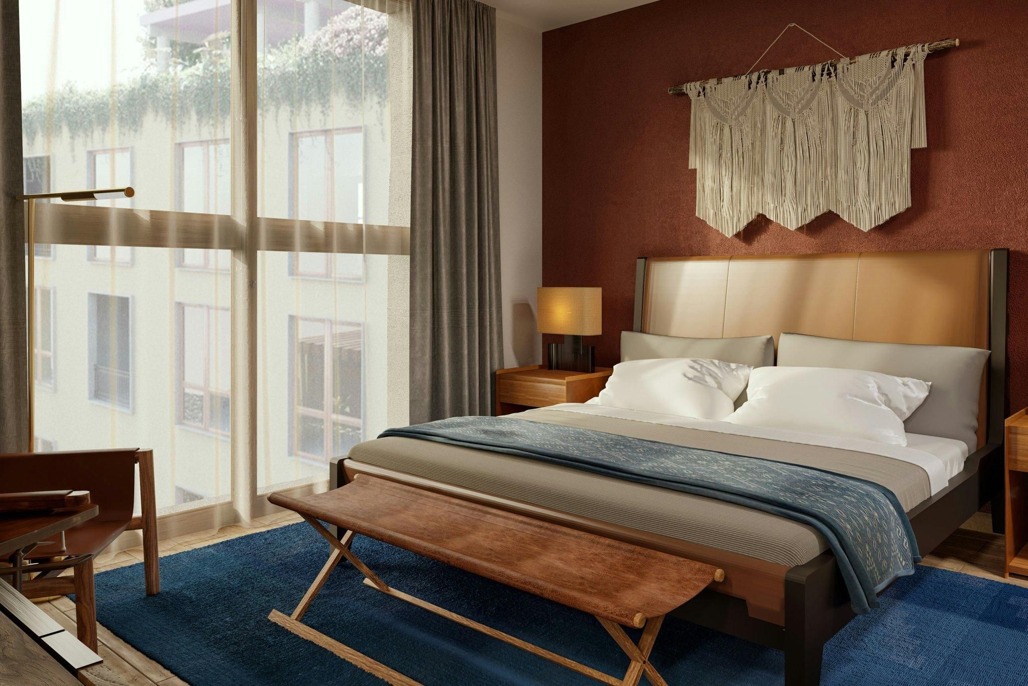 Deluxe Guest Room, 1 King, Parish Church View