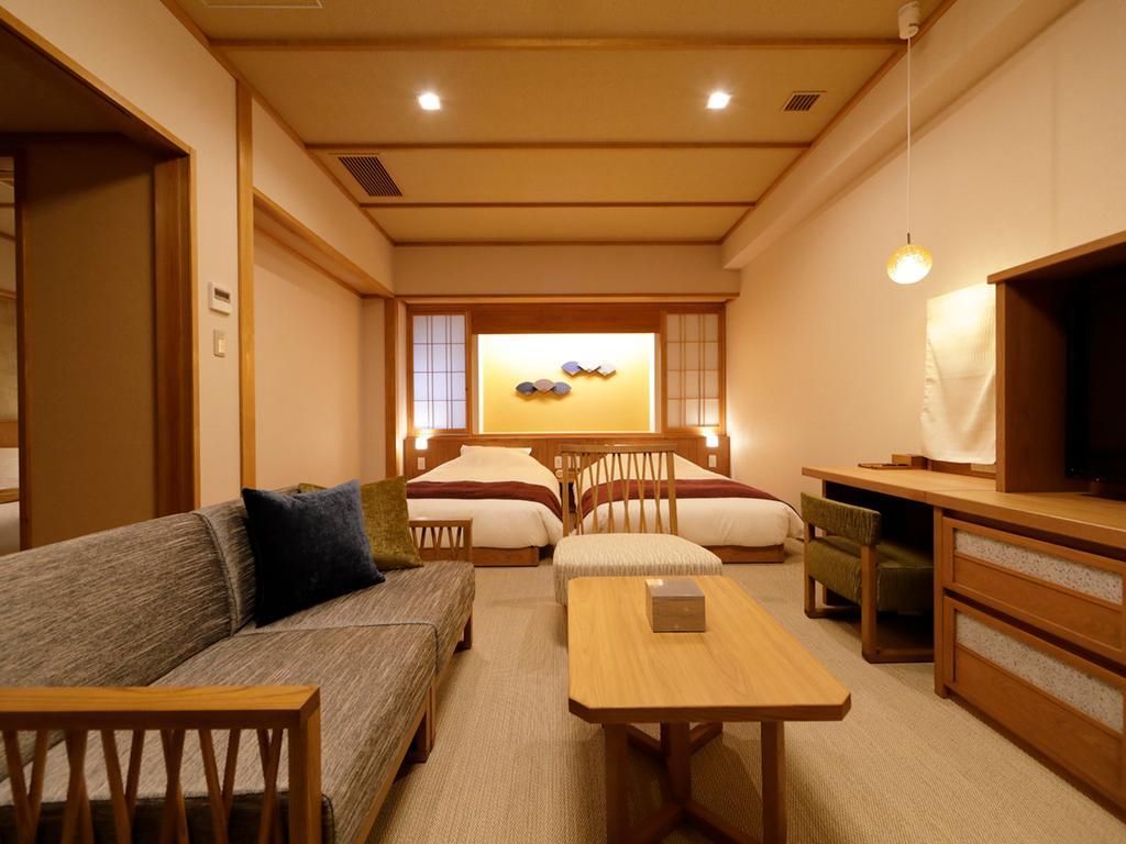 Main Building Quadruple Room with Private Open-Air Bath - Non-Smoking