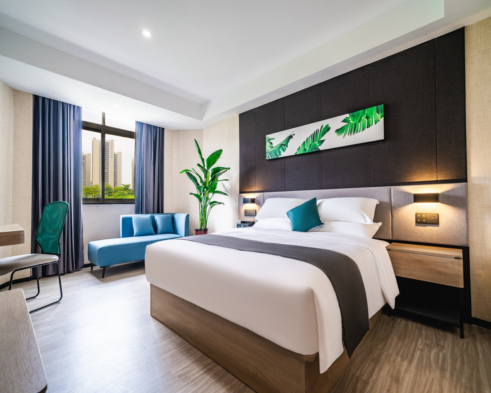 UPINN Zhongshan Xiaolan Harbor City Bus Terminal Thank Inn - Youpin Queen Room