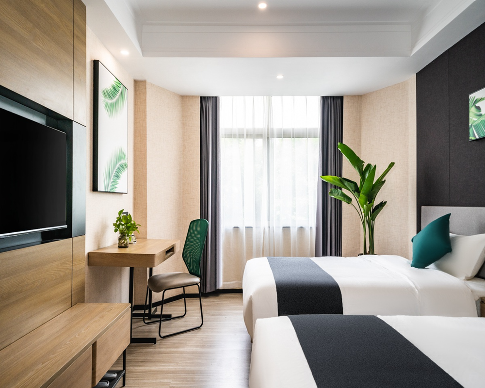 UPINN Zhongshan Xiaolan Harbor City Bus Terminal Thank Inn - Youpin Twin Room 3