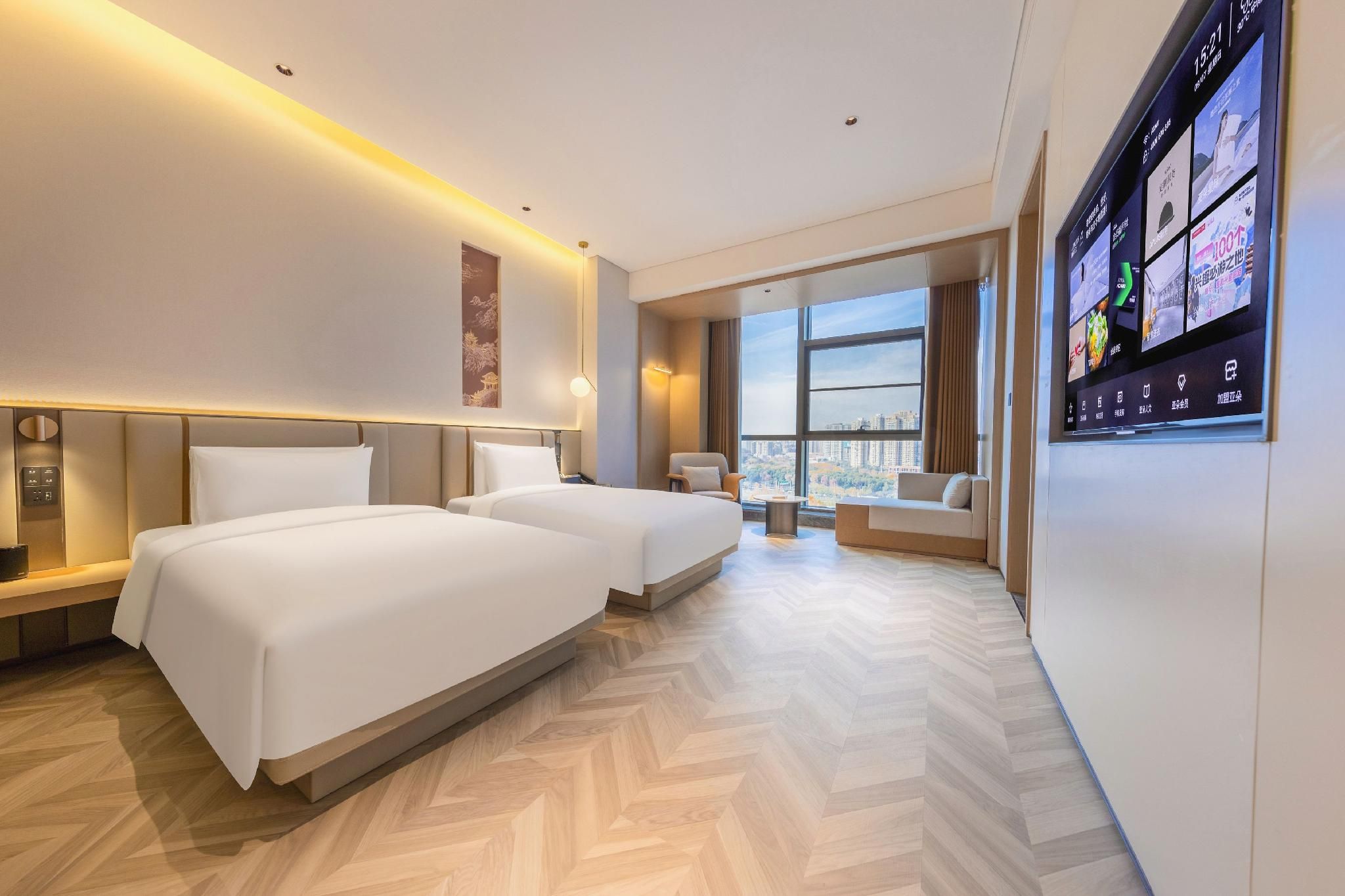 Atour - Twin Room with City View