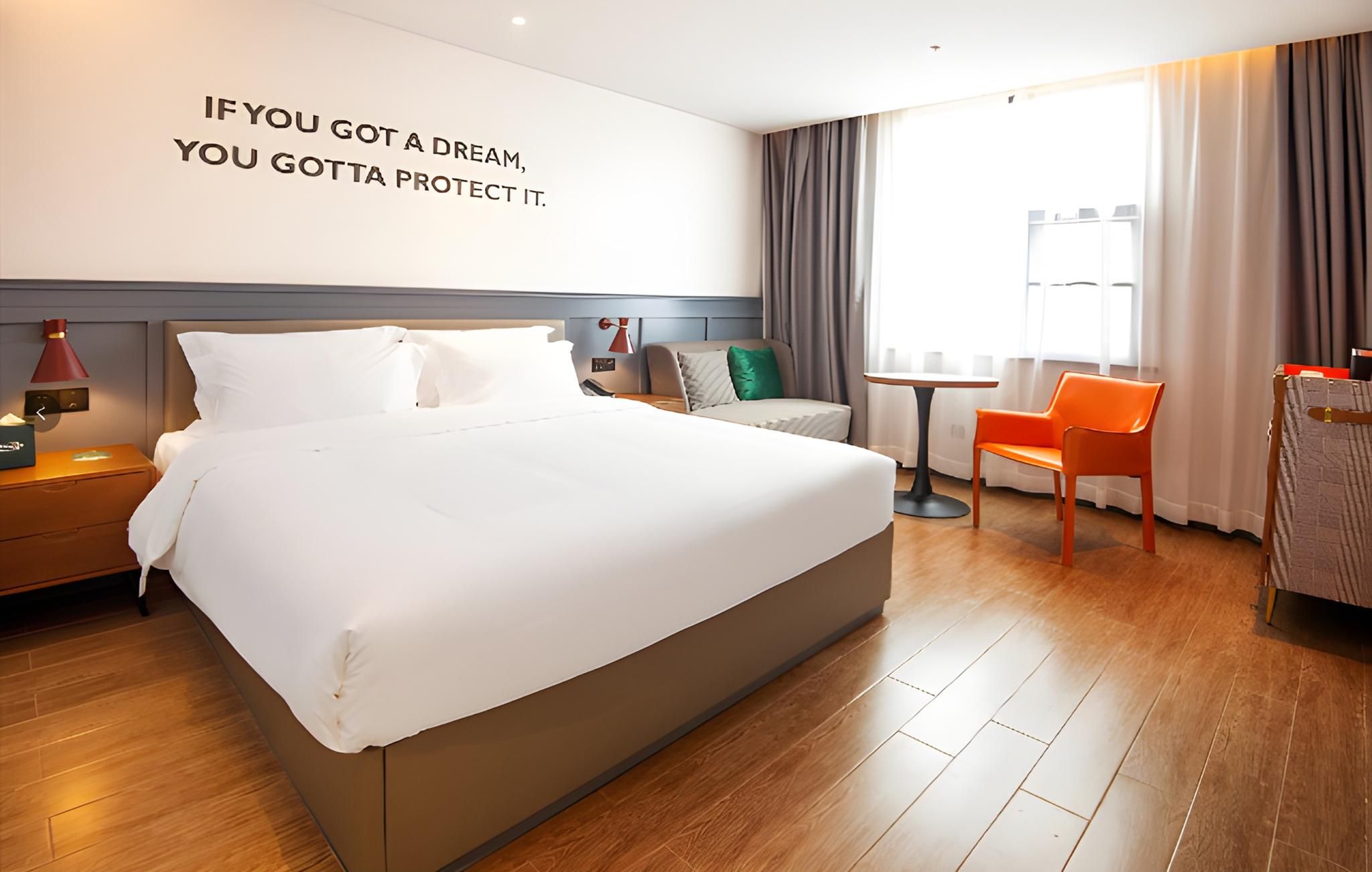 Premier City Comfort Hotel Wuhan Hankou Railway Station Changgang Road Metro Station Dossen - Superior Bed Room