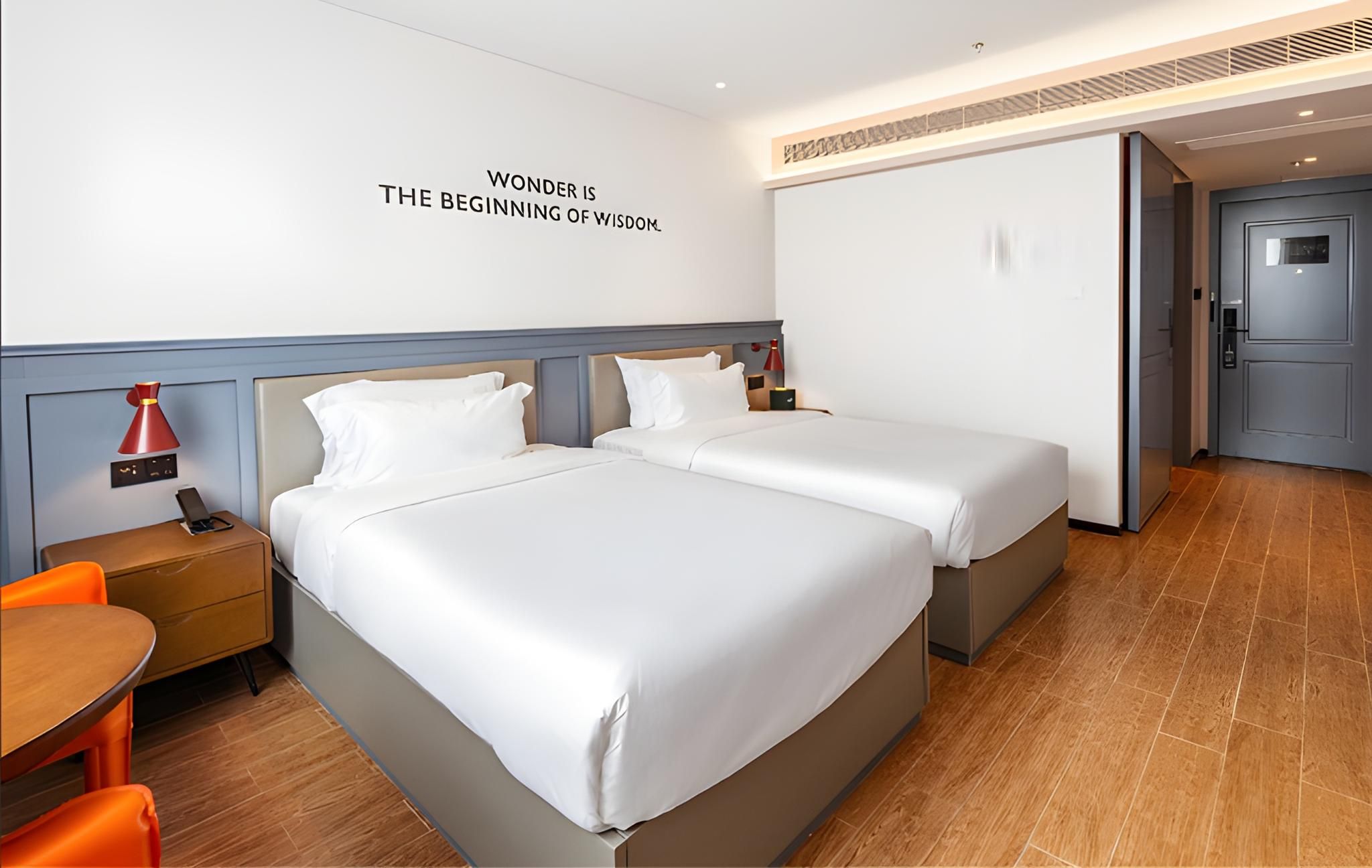 Premier City Comfort Hotel Wuhan Hankou Railway Station Changgang Road Metro Station Dossen - Business Twin Room