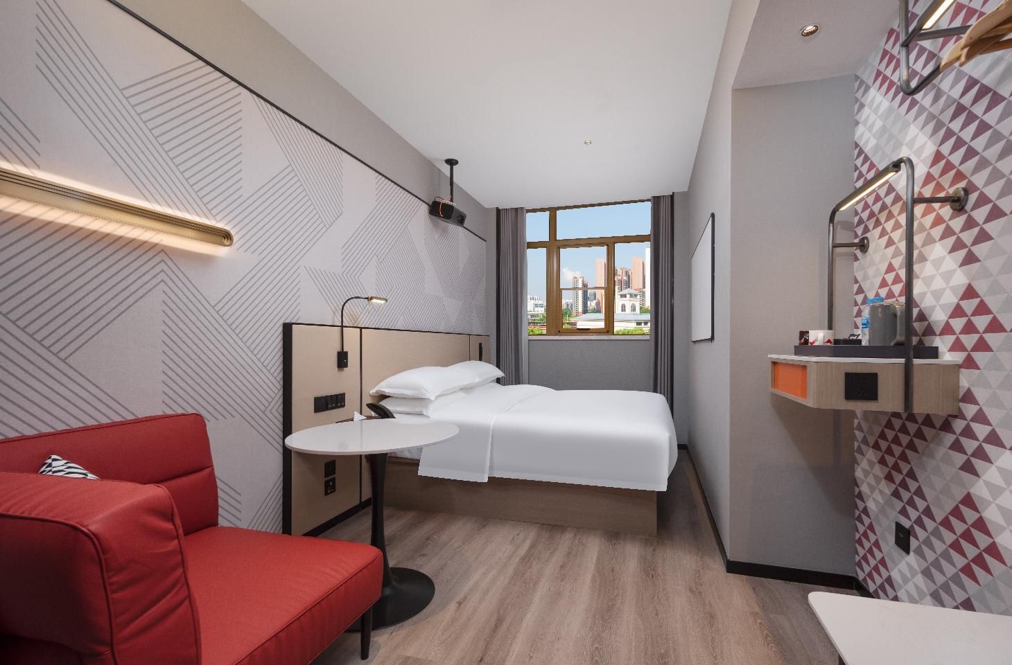 Borman Hotel Wuhan Central Plaza Wuhuan Sports Center Dossen - Comfort 1 Bed Room