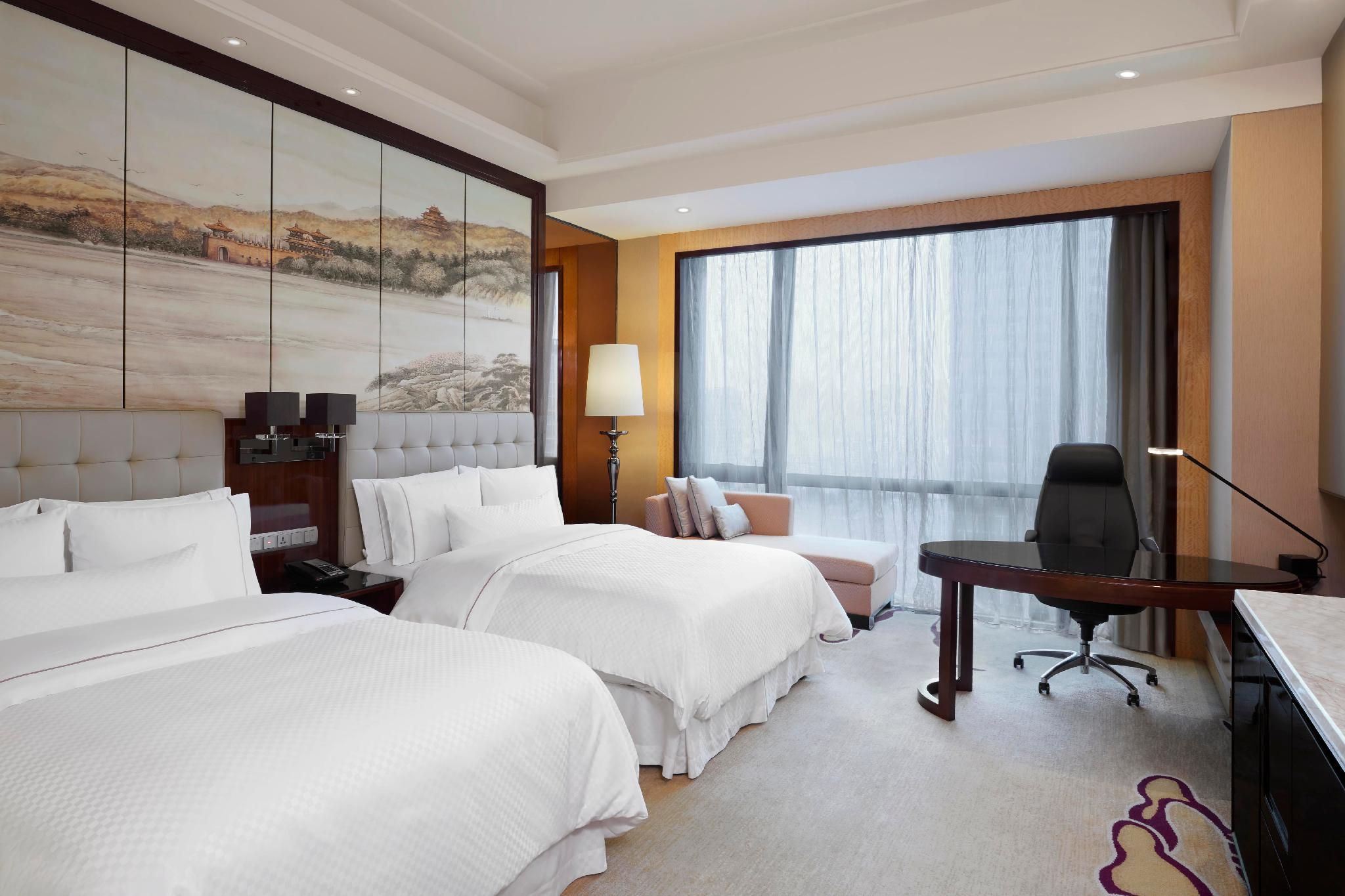 Executive lounge access, Guest room, 2 Twin, River view