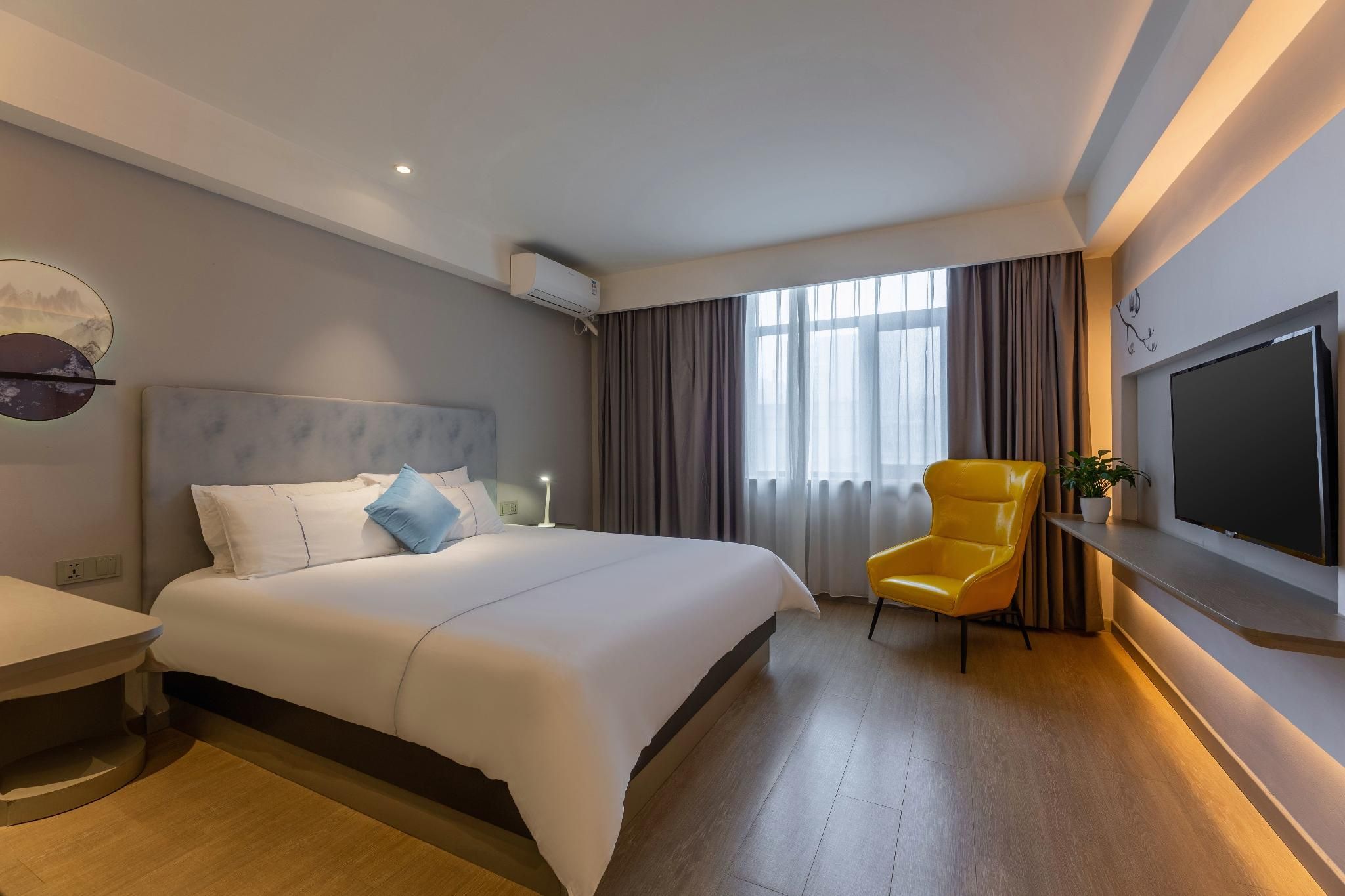 Magnotel Hotel Wuhan Meiyuan Xiaoqu Metro Station Dream Times Magnotel - Lanshu Bed Room 2