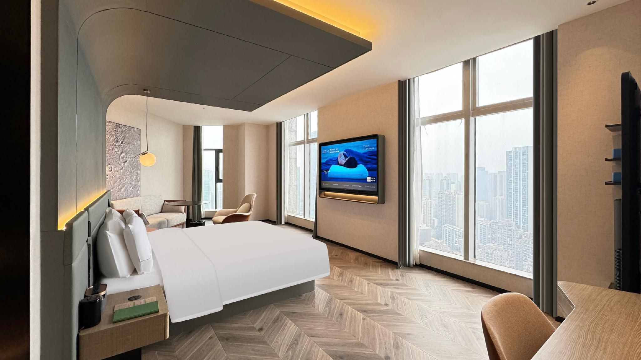 Premier King Room with City View