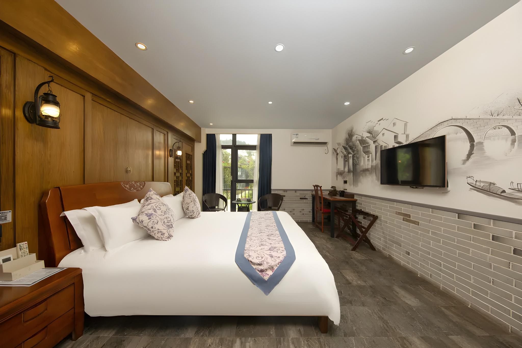 Floral Hotel·Yuyao Intensive Tribal Homestay WH -Style Queen Bed 2