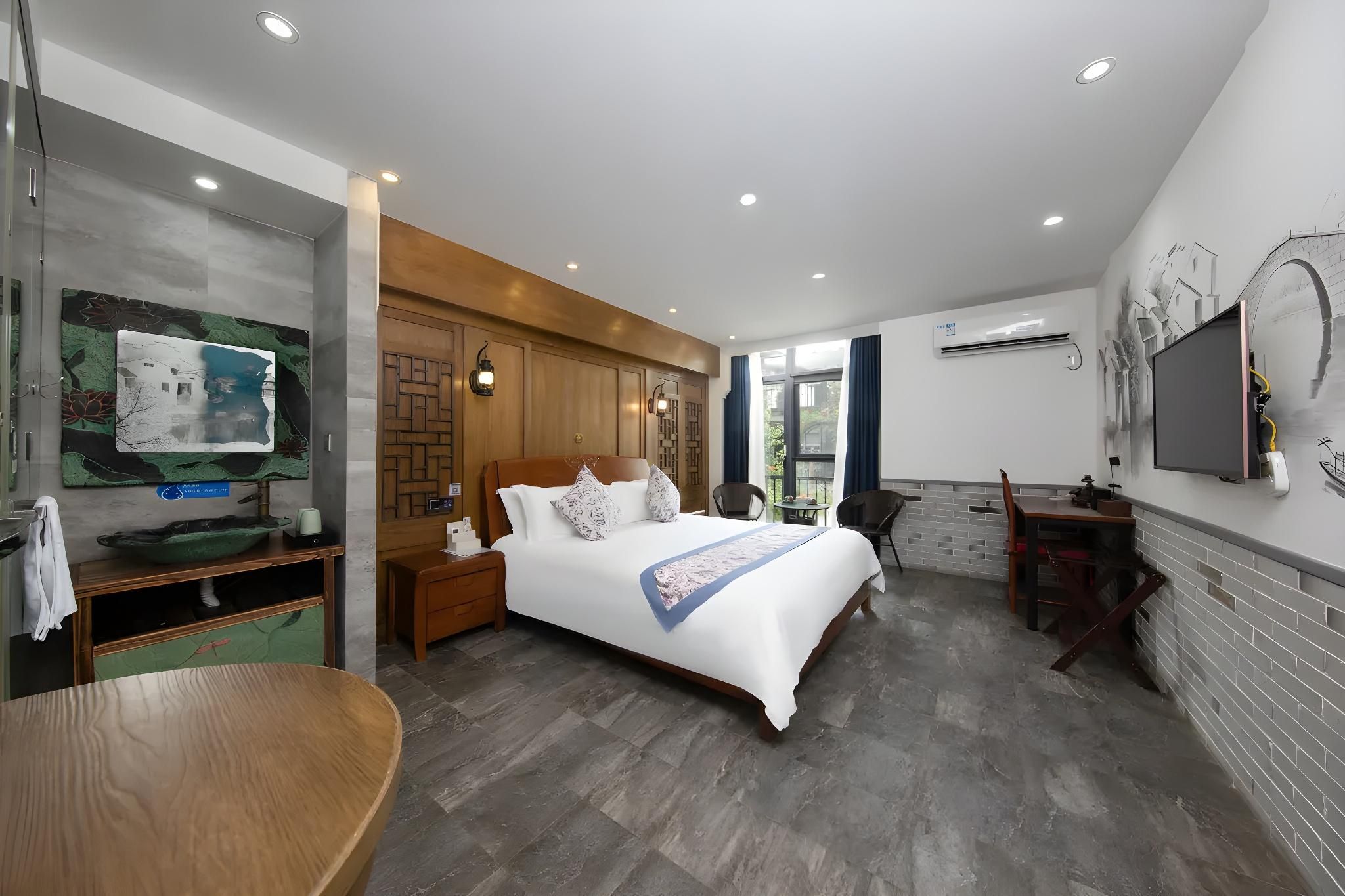 Floral Hotel·Yuyao Intensive Tribal Homestay WH -Style Queen Bed