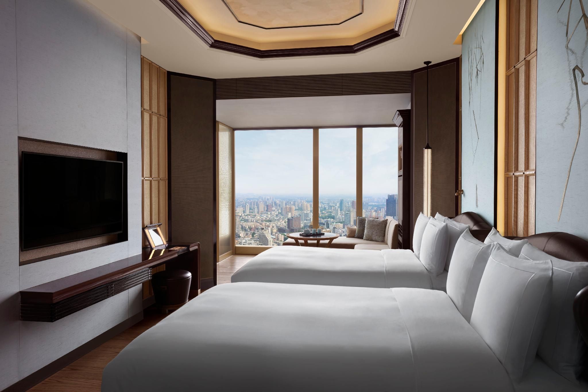 Club lounge access, Guest room, 2 Twin, Zijin Mountain view, Mountain view