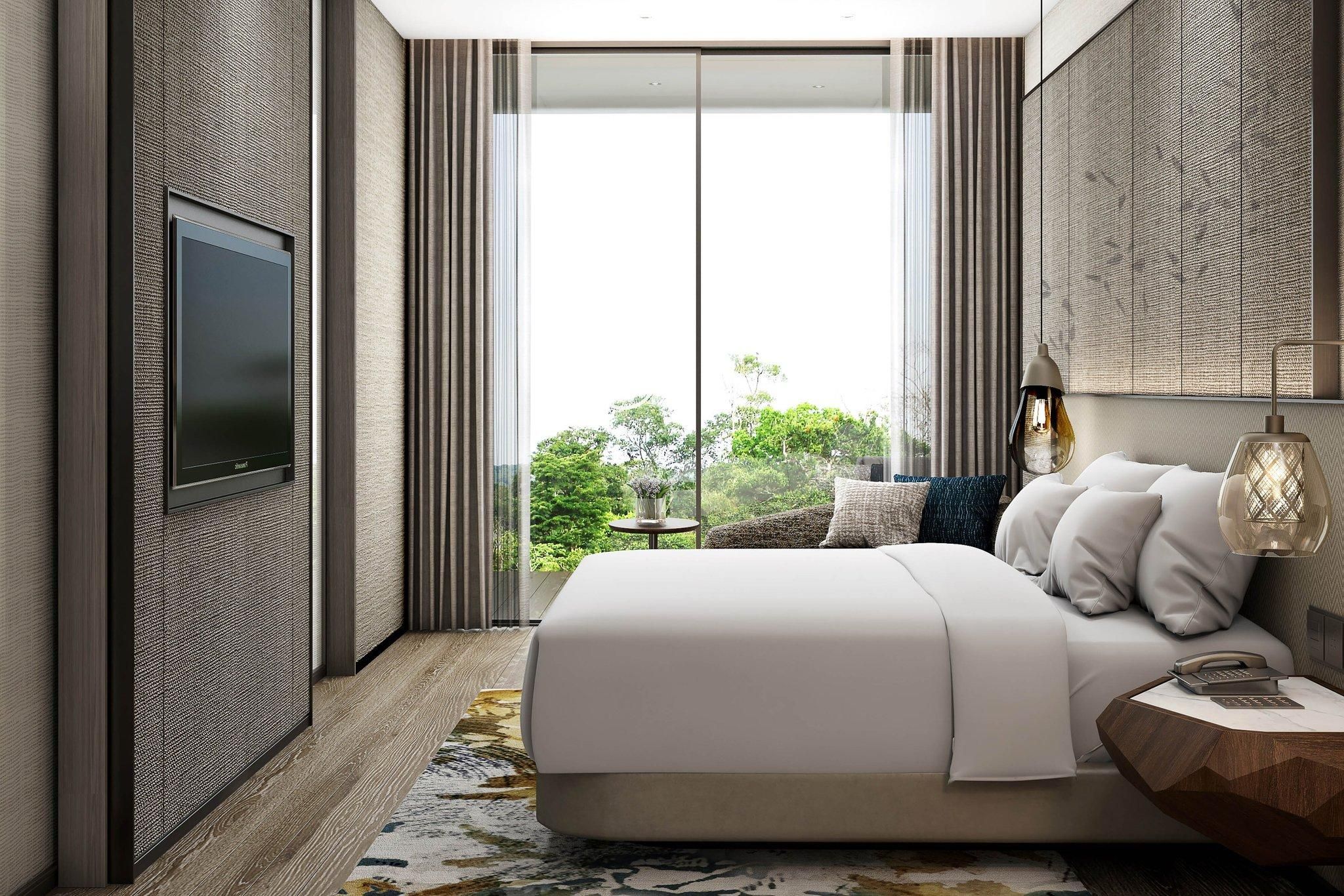 Presidential Suite, 1 King, Garden view, Hot Spring