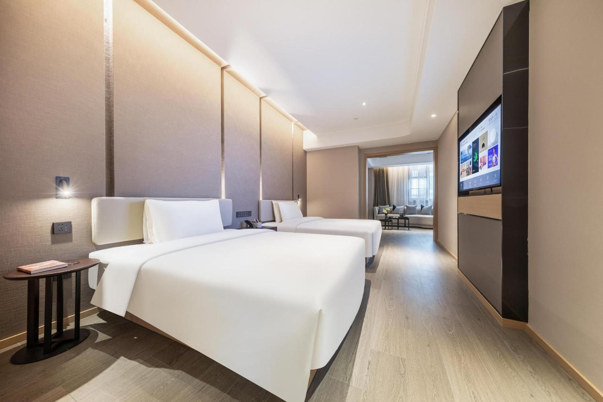 Atour Hotel Nanjing Pukou Economic Development Zone Qiaolin Jimu Twin Room 