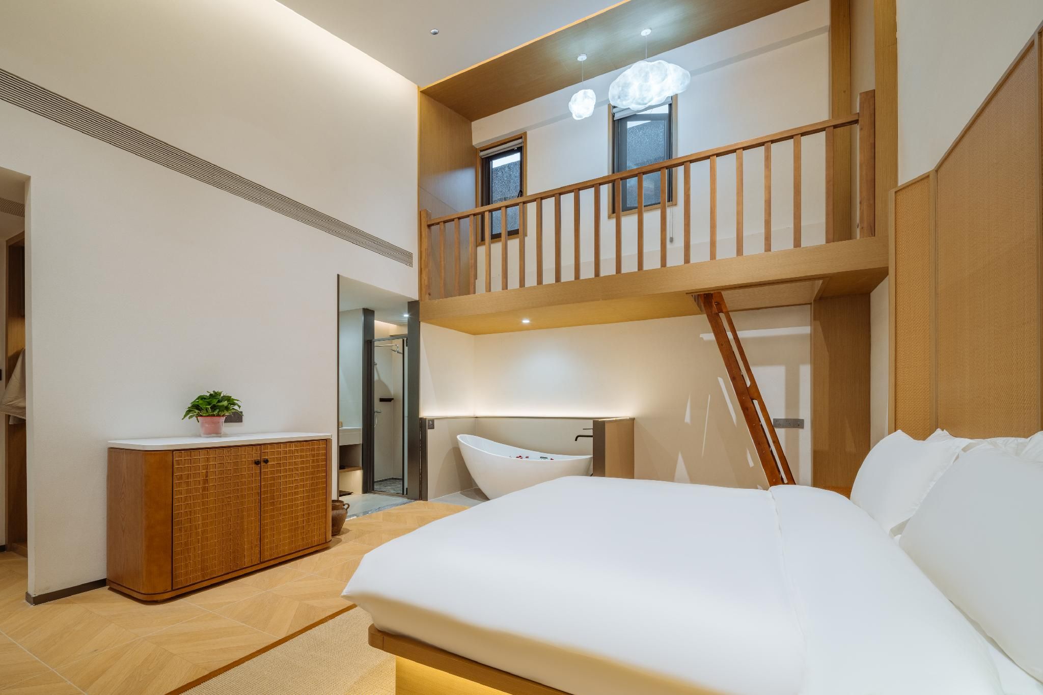 Loft with Bathtub