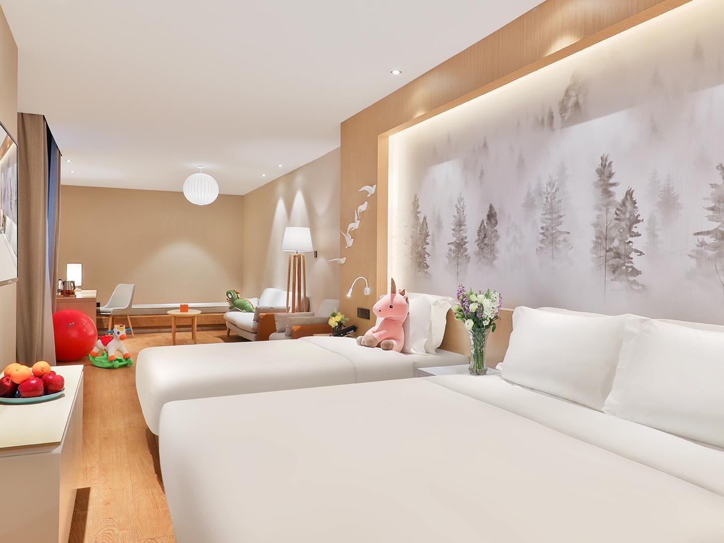 Huazhu - Deluxe Family Room