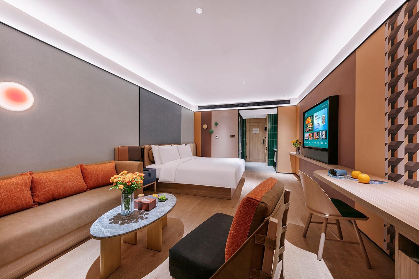 Huazhu - California Sunshine Business 1 Bed Room