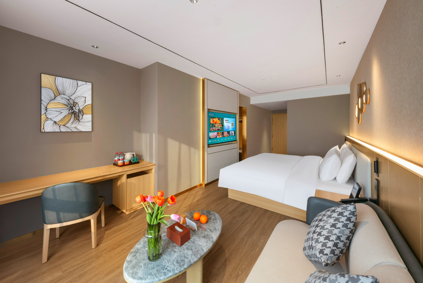 Huazhu - Yueruo Liujin Business Bed Roon