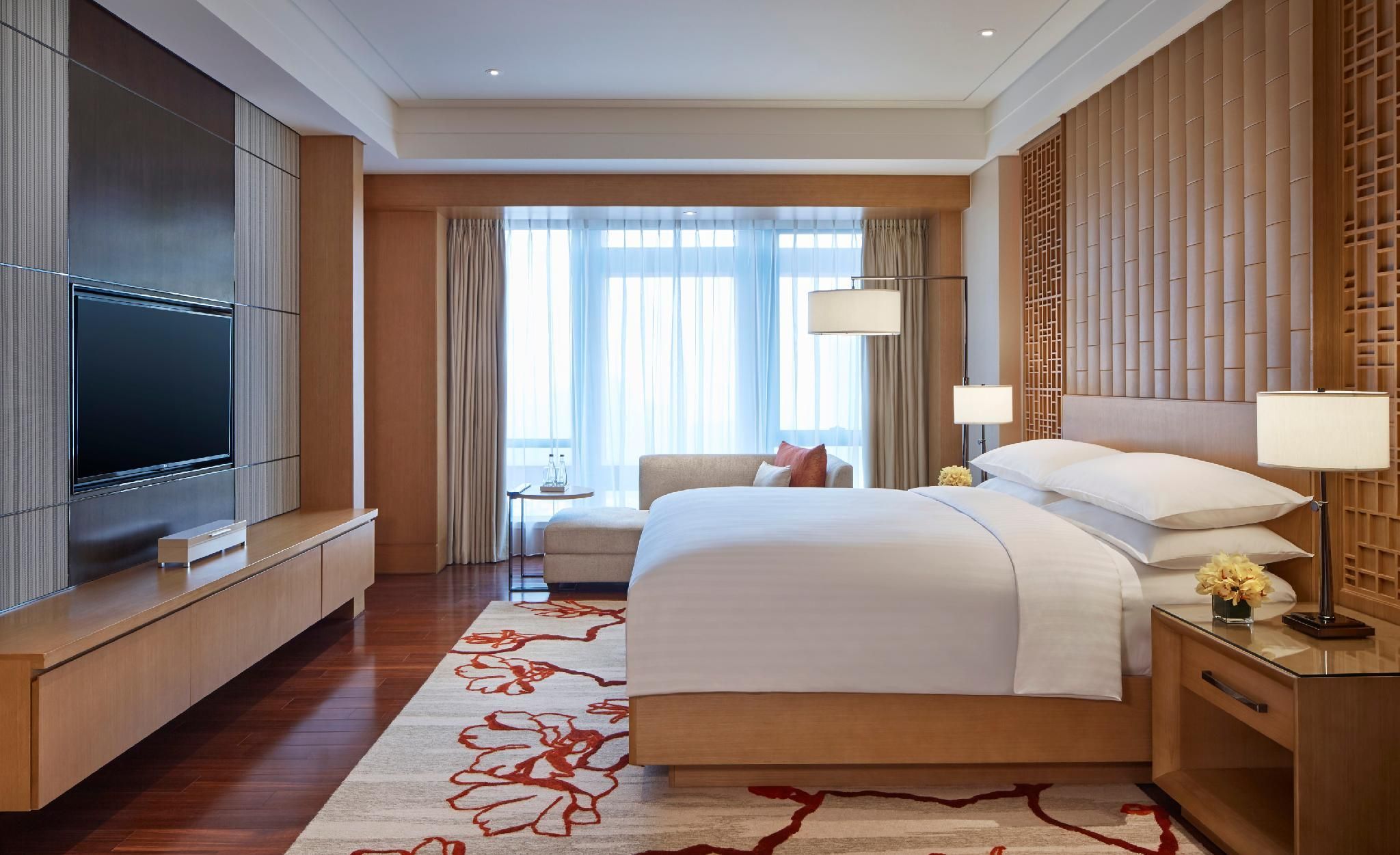 Zhuhai Marriott Hotel Deluxe Ocean View, Guest room, 2 Twin, Ocean view