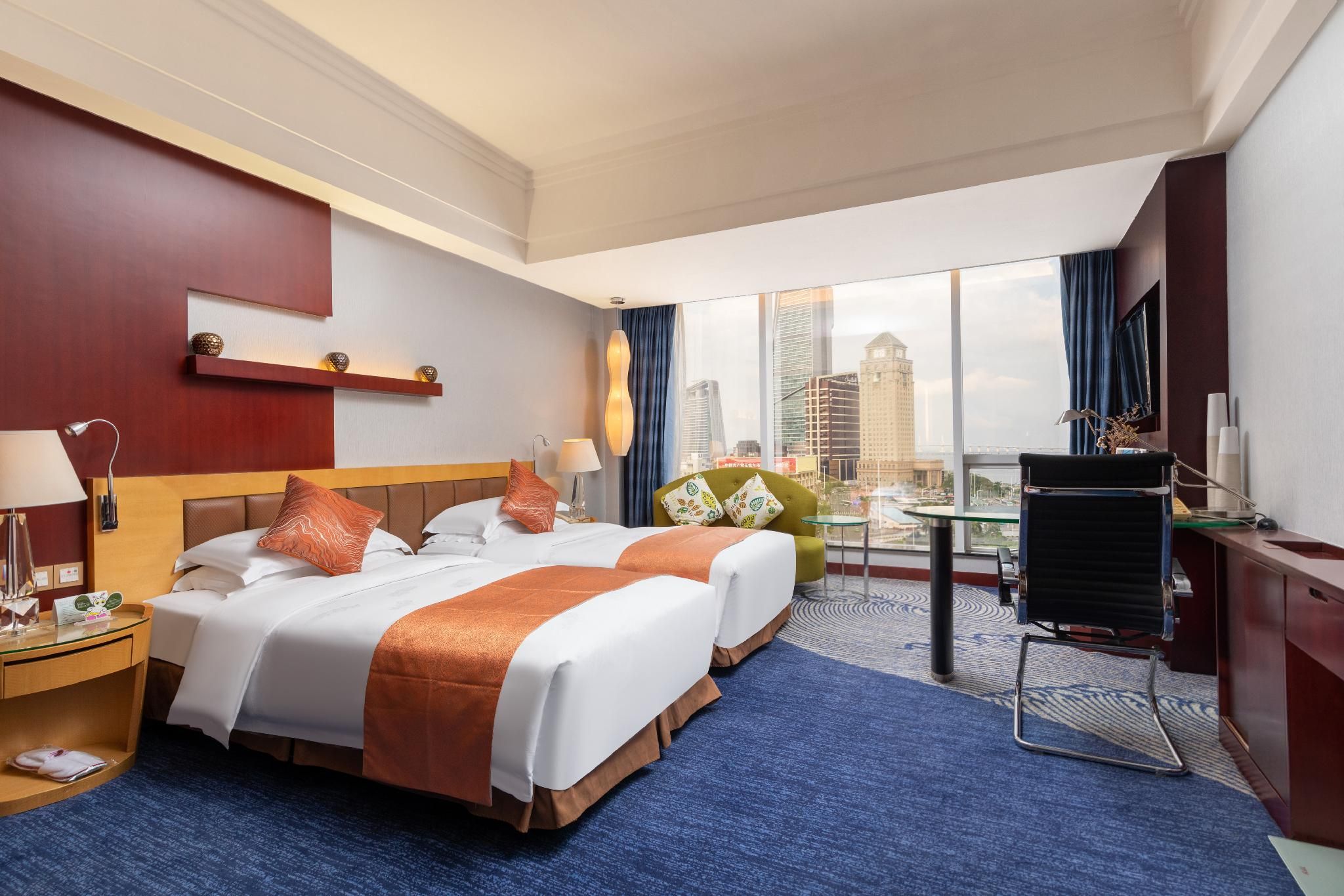 Deluxe Macau Ocean View Room with 2 Single Beds