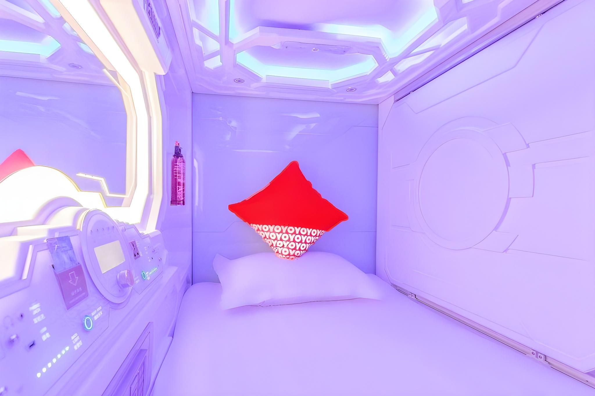 Capsule with Shared Bathroom