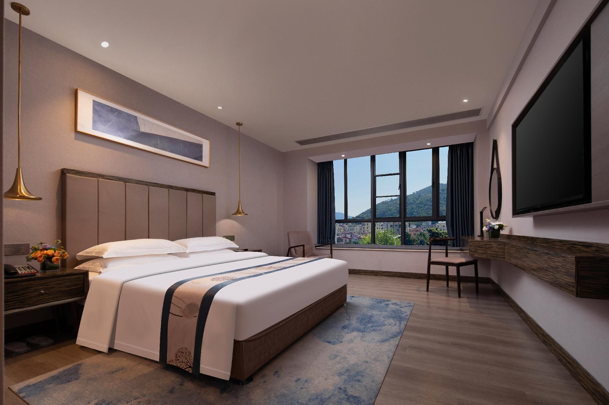 Zhuhai Yiba Golf Hotel Deluxe King Room