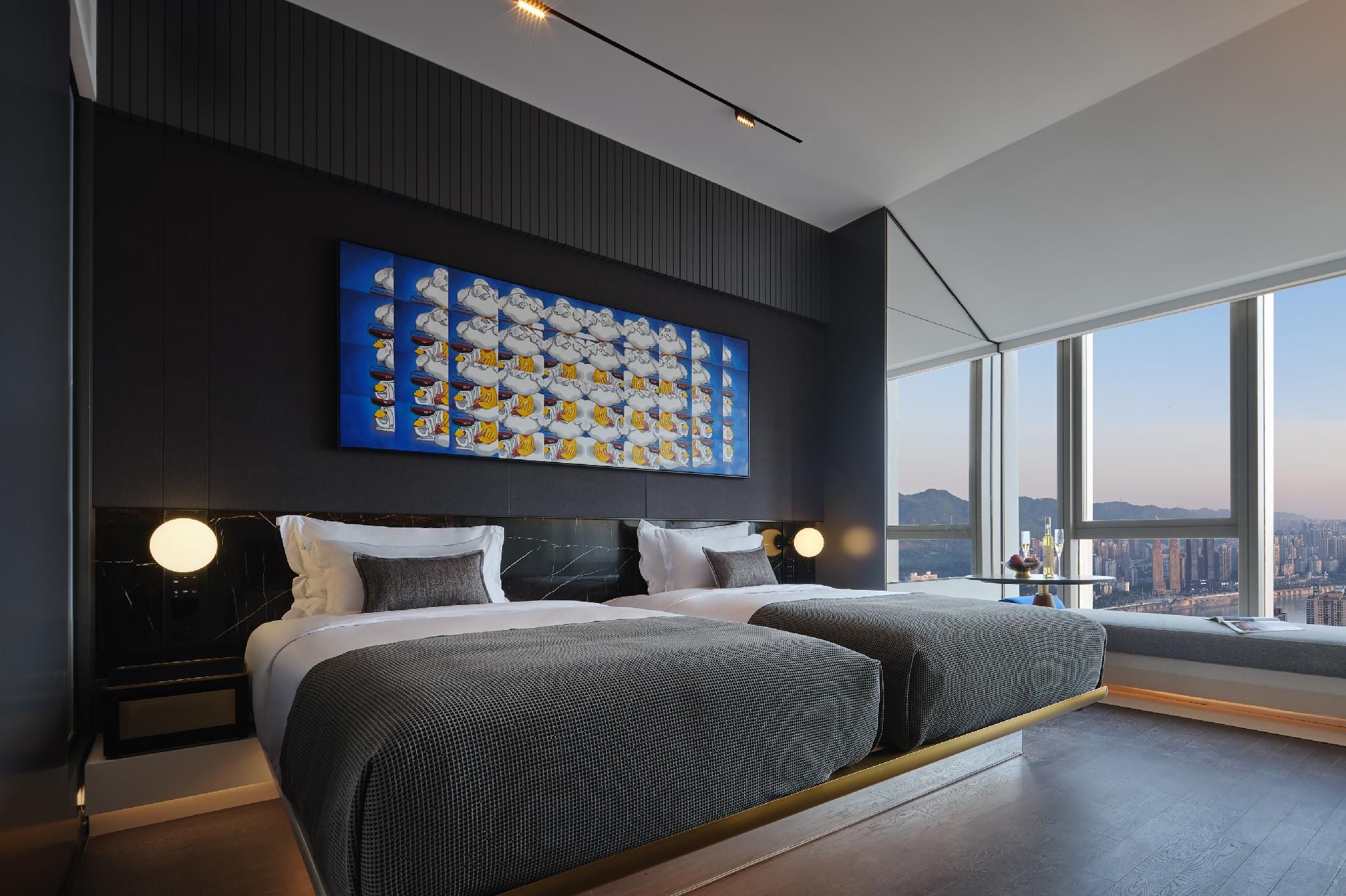 ISEYA HOTEL （Chongqing Jiefangbei Raffles Plaza) Peninsula River - View Twin Room 2