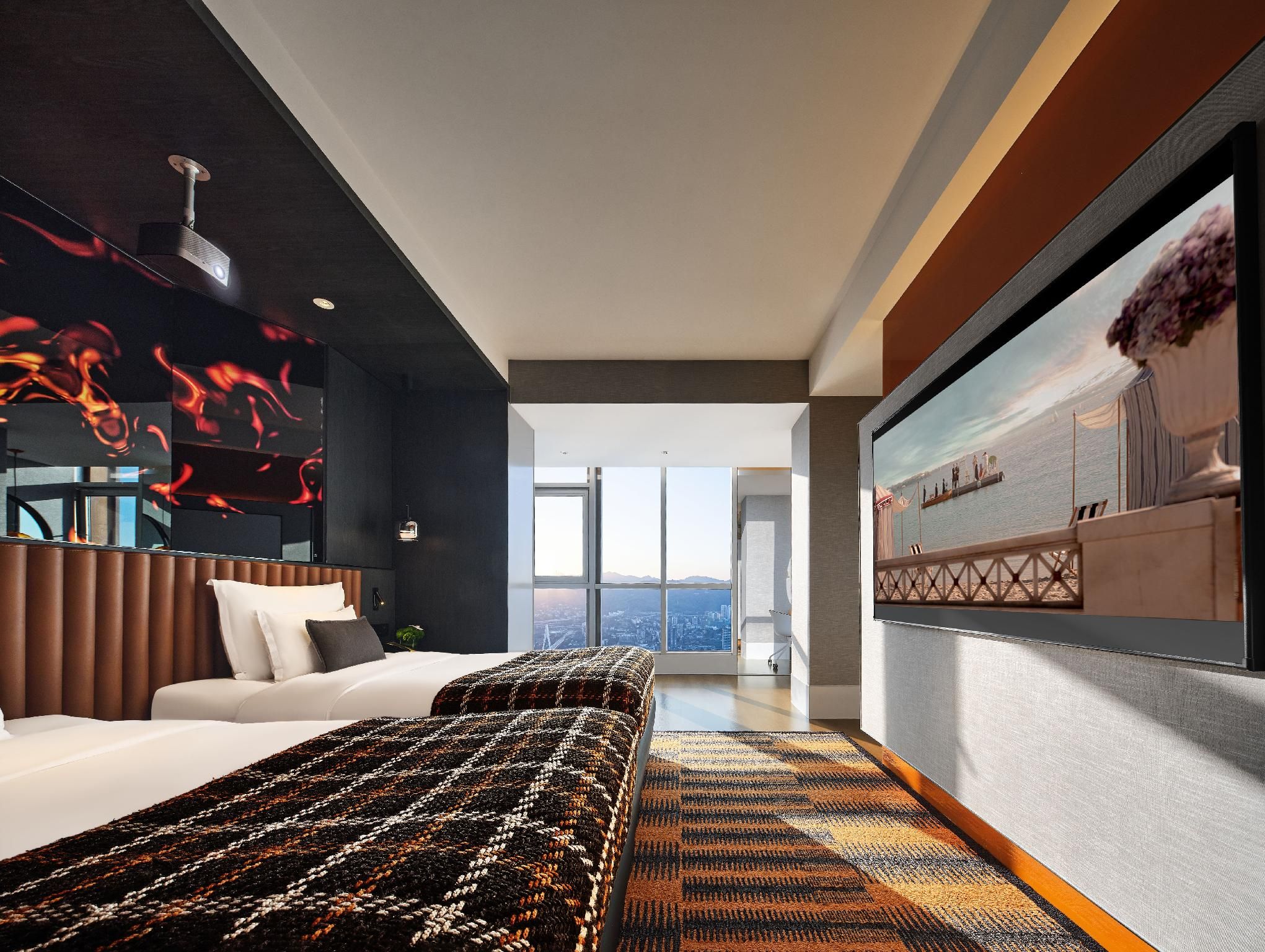Deluxe Twin Room - Two 135cm Beds - River View