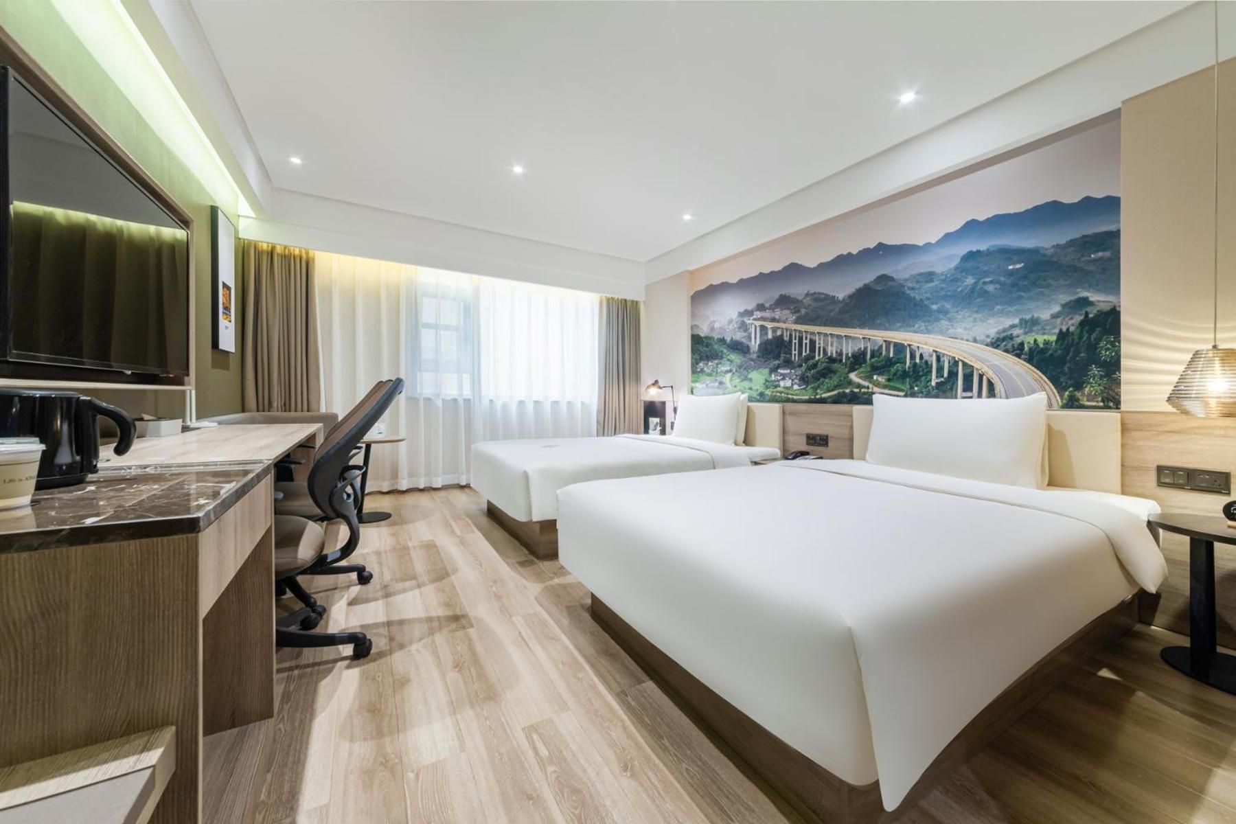 Atour - JIMU Twin Room with City View