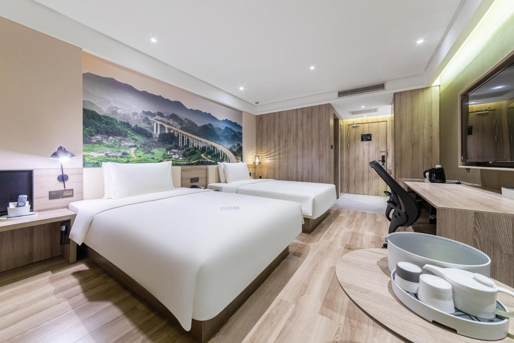 Atour - JIMU Twin Room with City View