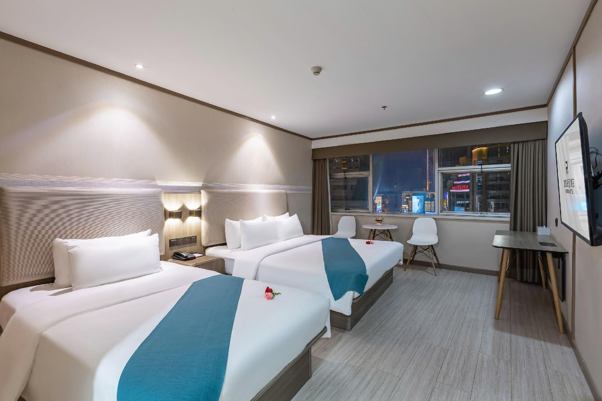 Family Room with City View