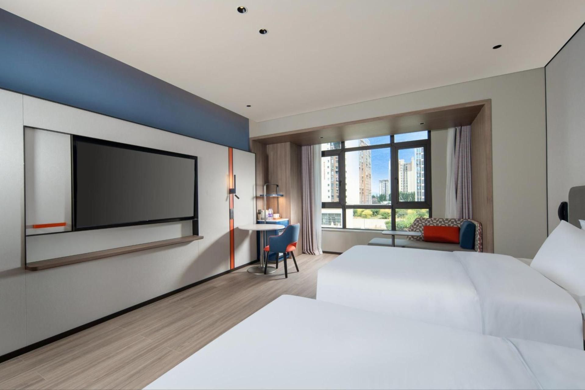 Standard Double Room with Two Double Beds and Garden View