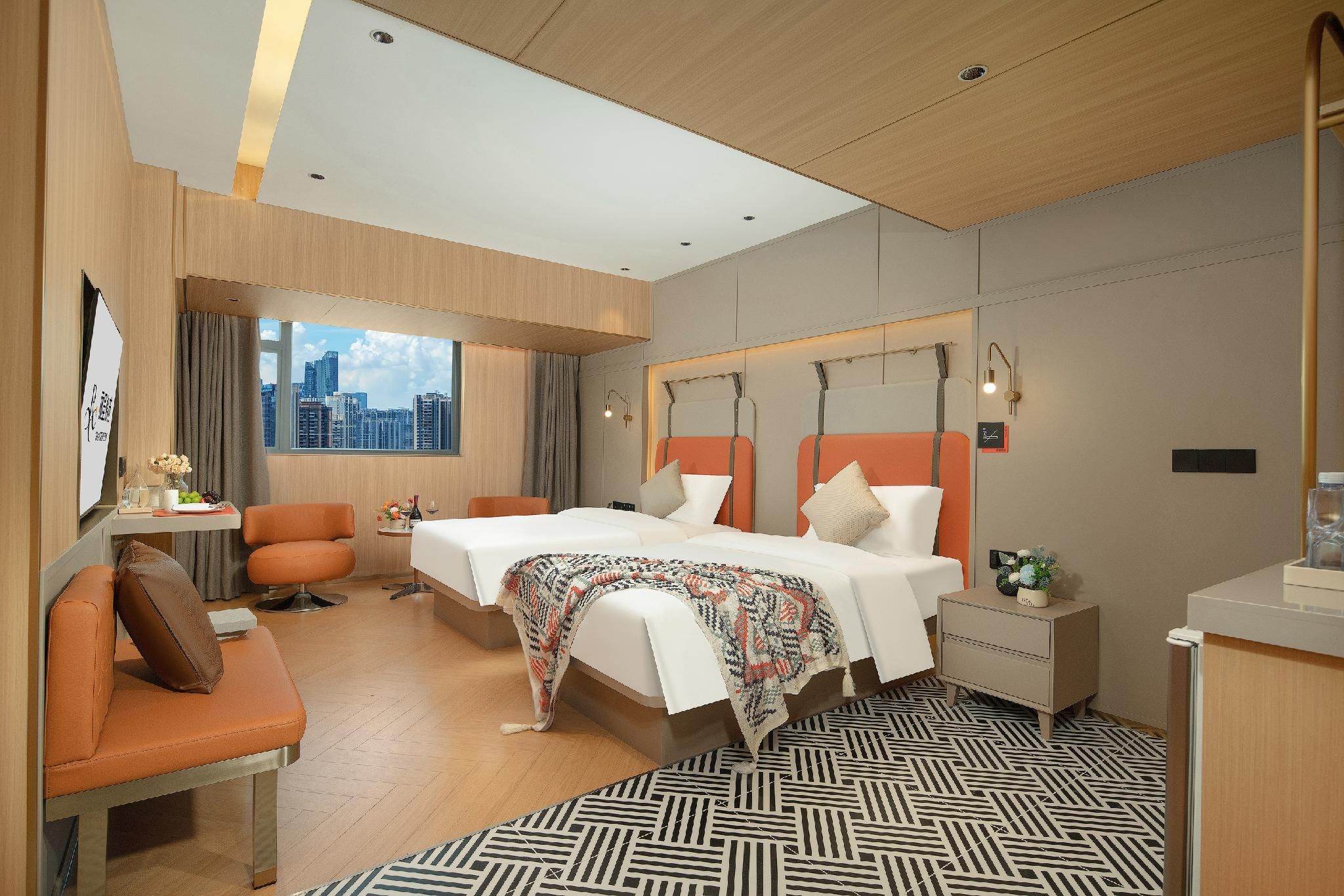 City View Double Room with Balcony