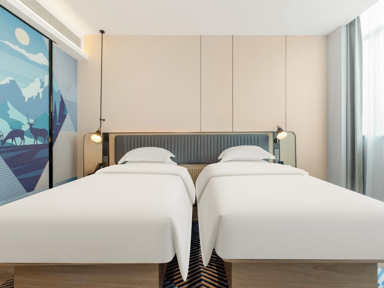 Echarm Hotel Guangzhou Zengcheng 1978 Cultural and Creative Park Zengjiang Plaza Dossen - Business Intelligent Twin Room 3