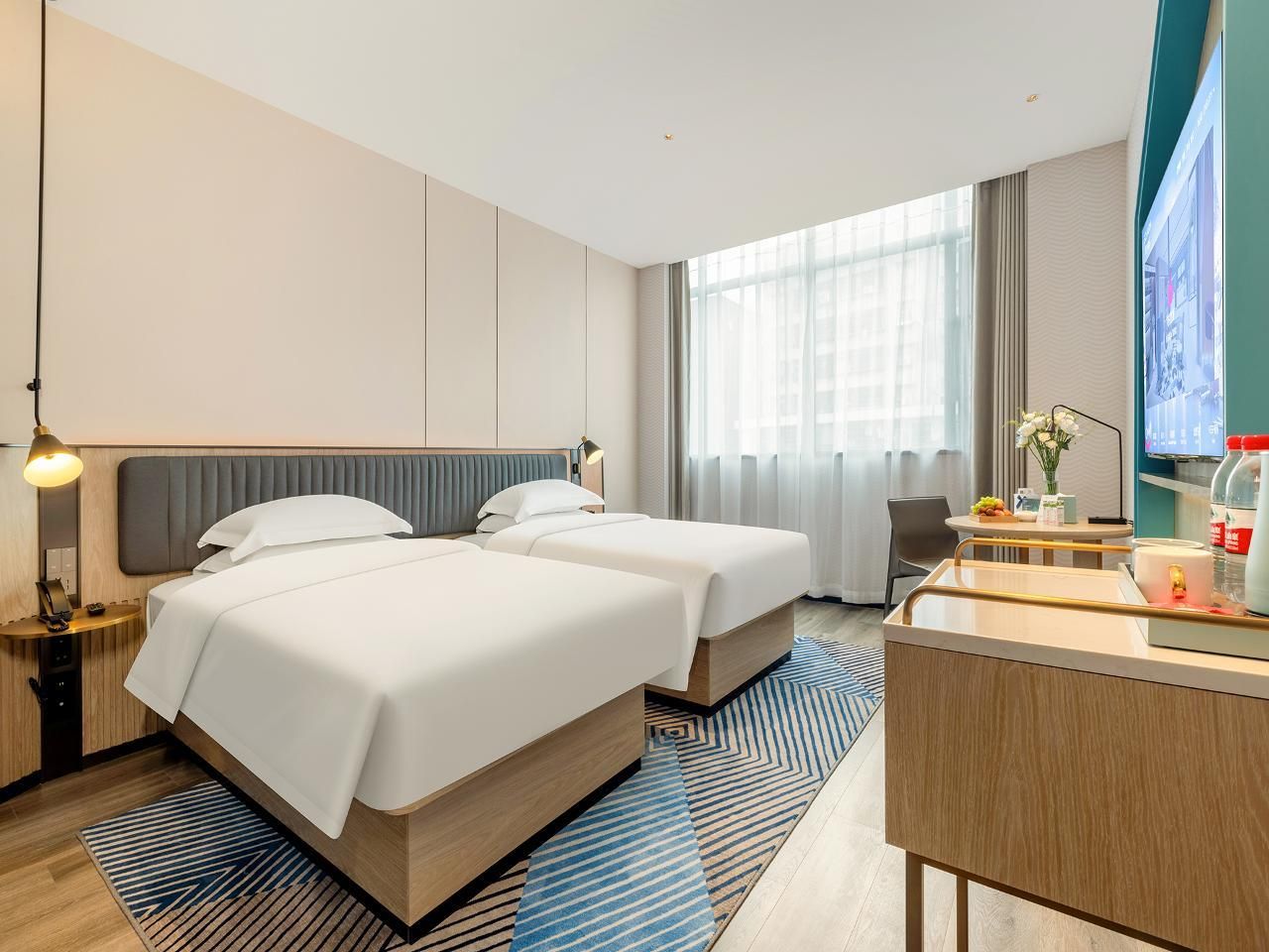 Echarm Hotel Guangzhou Zengcheng 1978 Cultural and Creative Park Zengjiang Plaza Dossen - Business Intelligent Twin Room 2