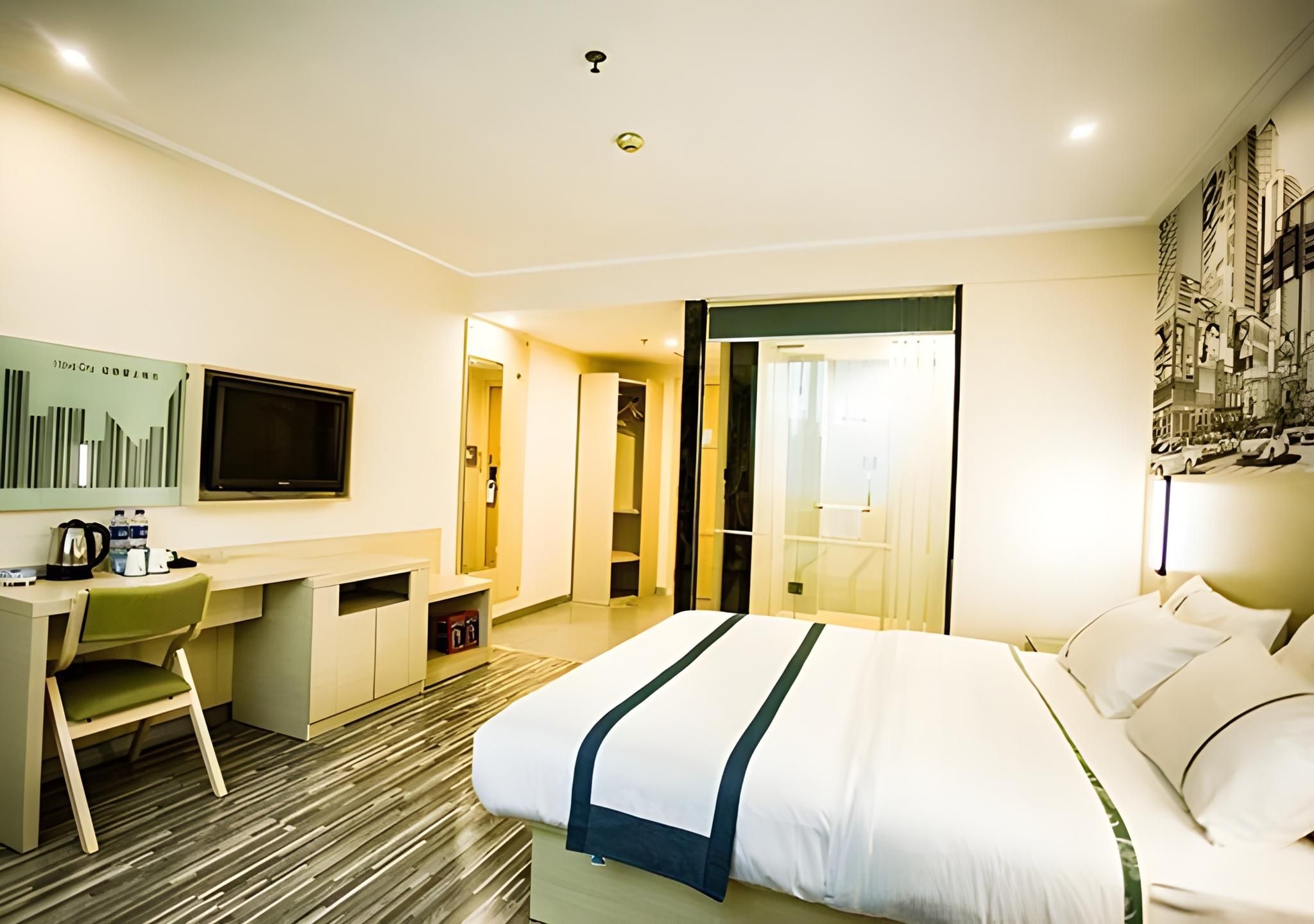 City Comfort Inn Guangzhou Dashi Metro Station Zoo Main Branch Dossen - Business Bed Room